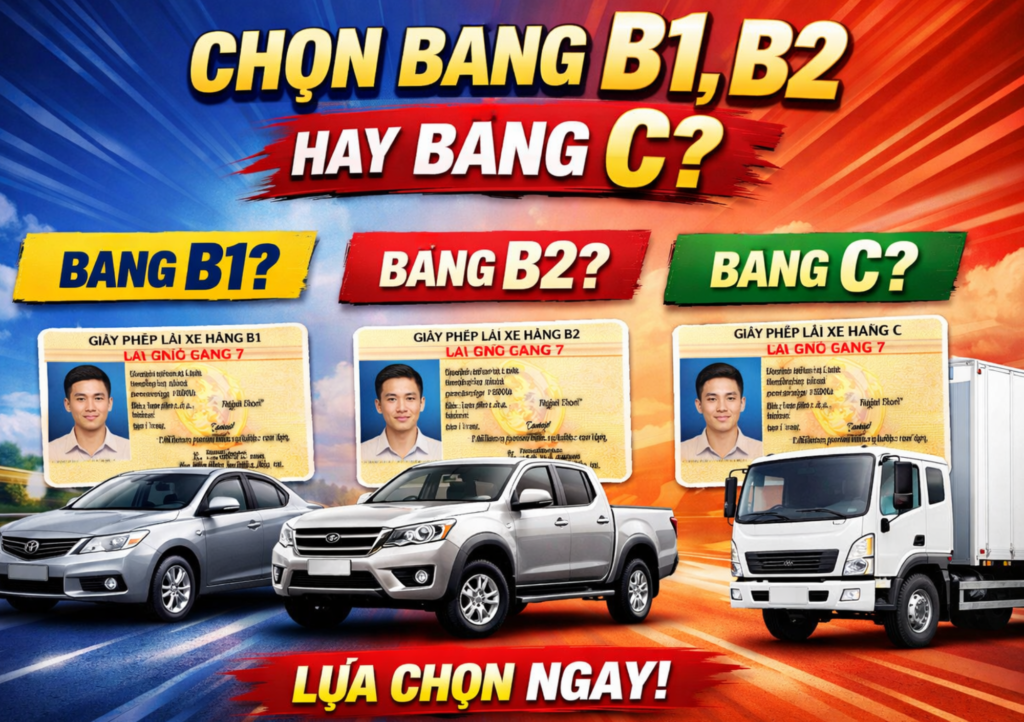 Nên Chọn Bằng Nào-Nên Học Lái Xe Ô Tô Ở Đâu TPHCM