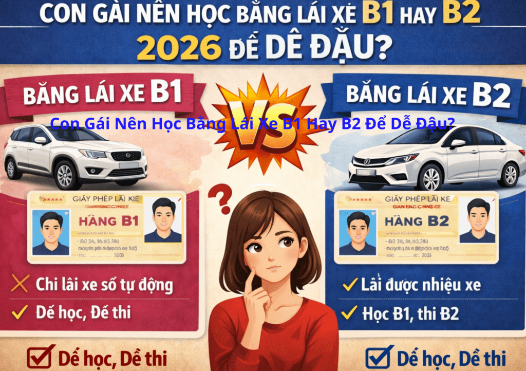 Con Gái Nên Học Bằng Lái Xe B1 Hay B2