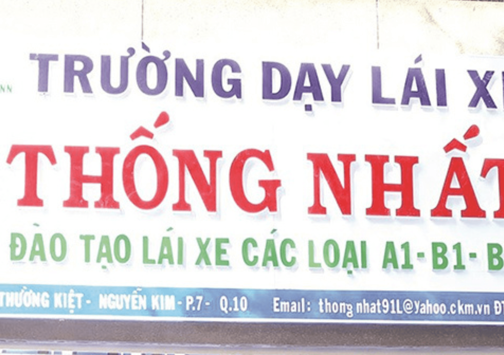 TOP 10+ Học Lái Xe B1 TPHCM 2025 Uy Tín, Dễ Đậu 11 Trung tâm Giáo Dục Nghề Nghiệp lái Xe Thống Nhất - Học Lái Xe B1 TPHCM