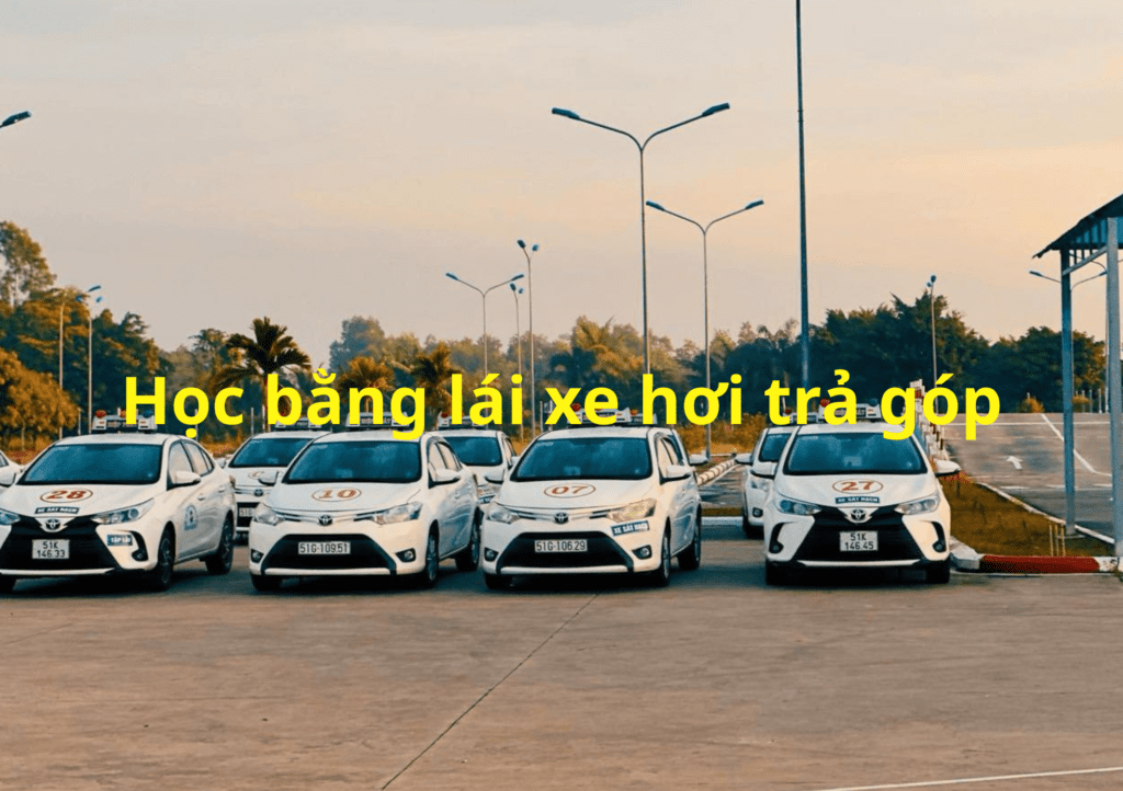 Học bằng lái xe hơi trả góp