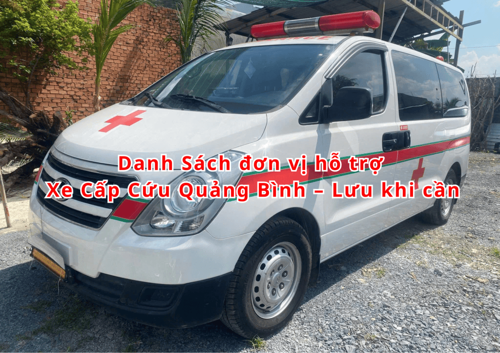 Xe Cấp Cứu Quảng Bình