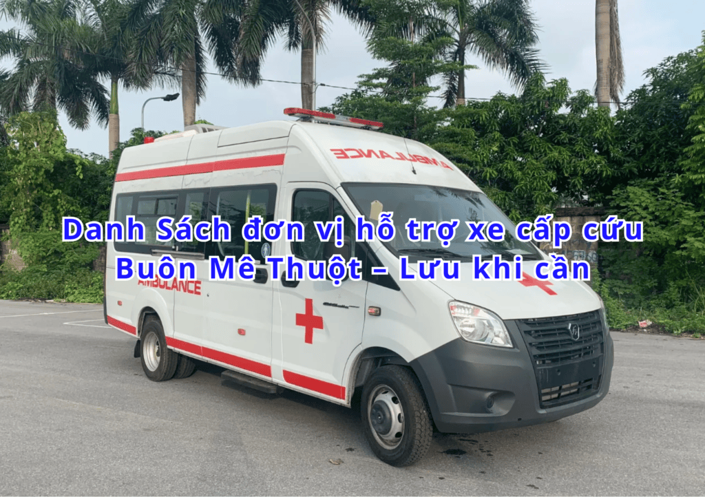 xe cấp cứu Buôn Mê Thuột