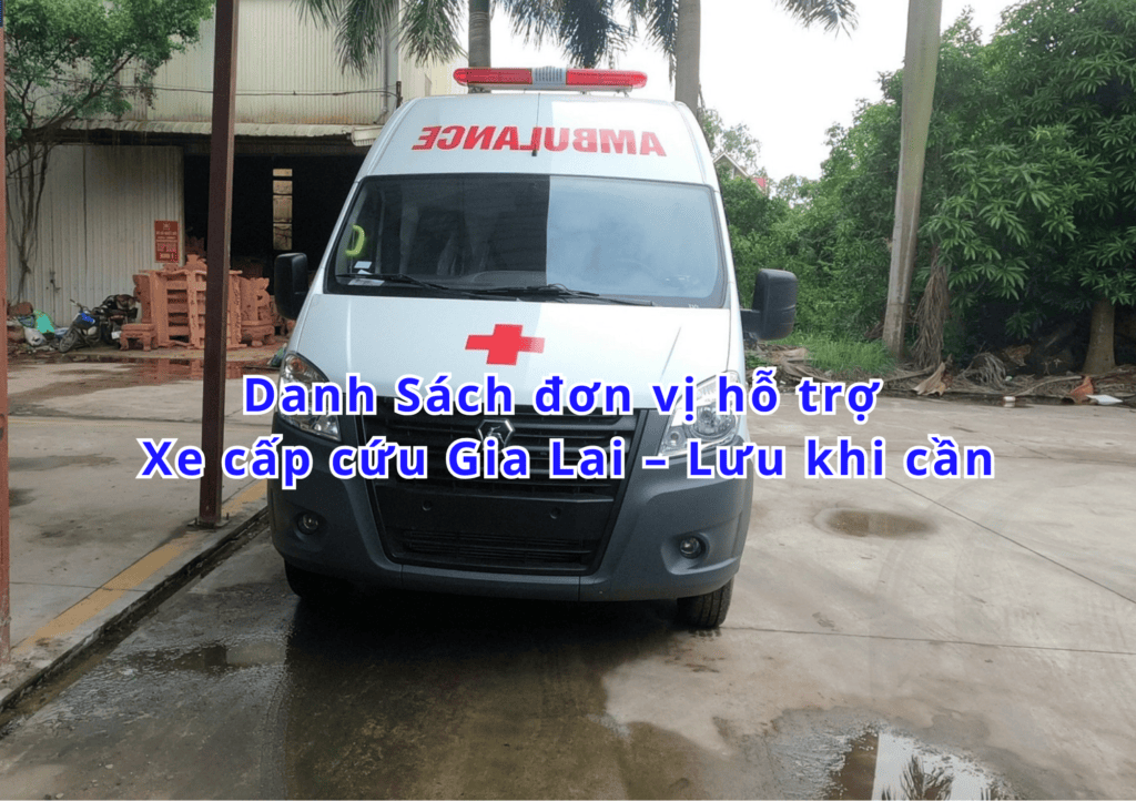 xe cấp cứu Gia Lai