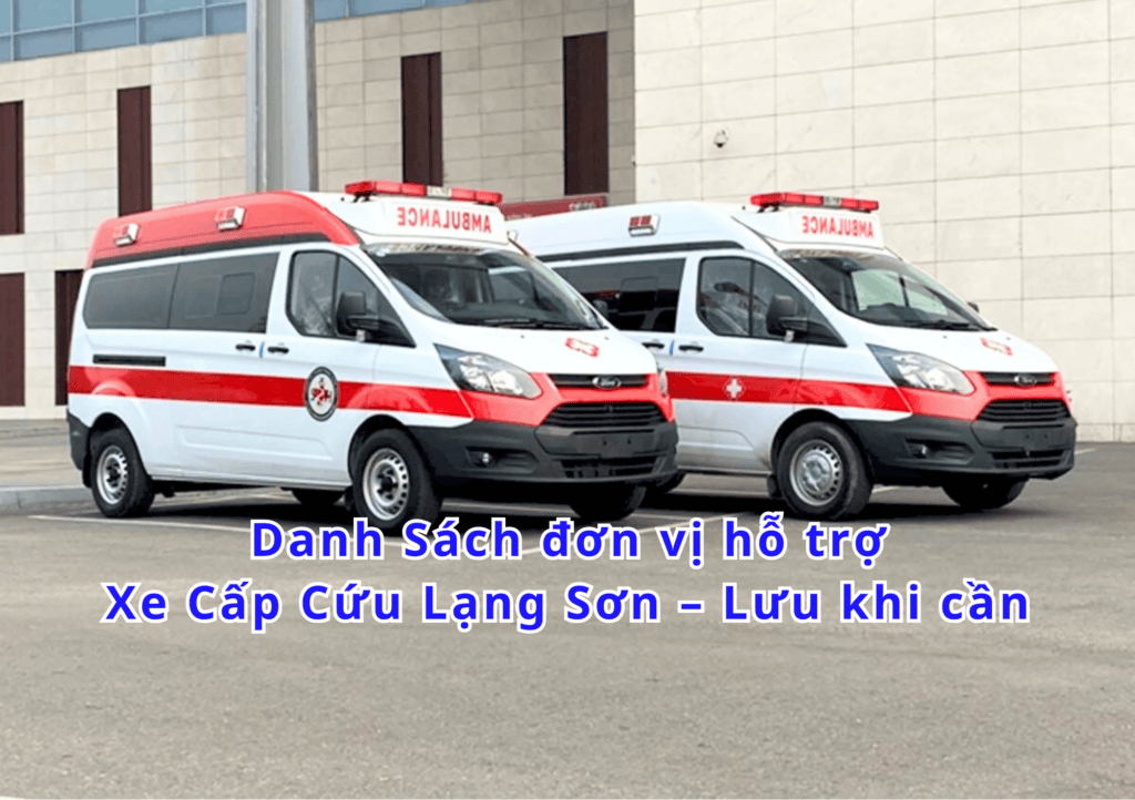 Xe Cấp Cứu Lạng Sơn